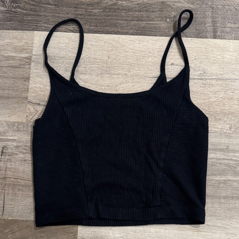 Urban Outfitters Black Ribbed Camisole